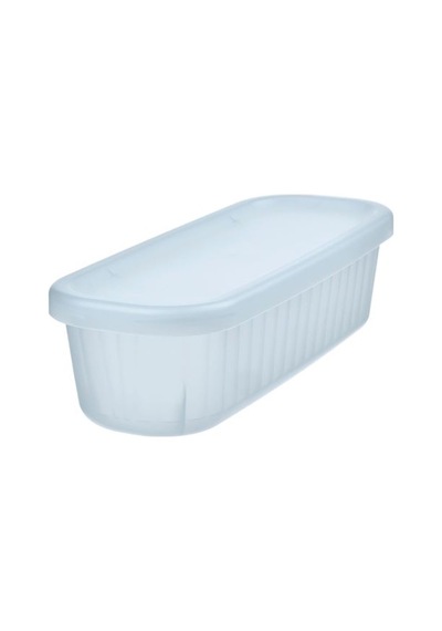 Ikea Rykta Kapaklı Kutu, Şeffaf Gri-mavi, 9x24x7 Cm/0.5 Lt
