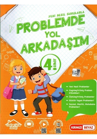 Kırmızı Beyaz 4. Sınıf Yeni Nesil Sorularla Probemde Yol Arkadaşım