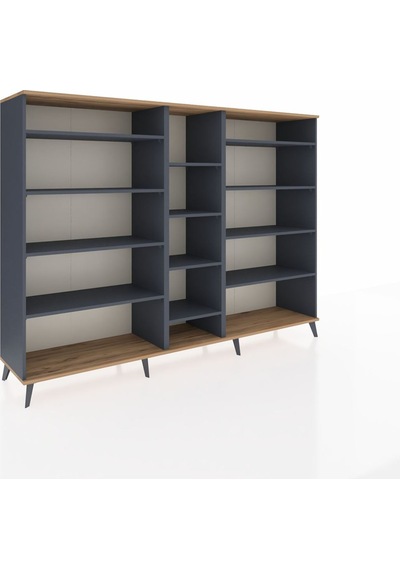Hyperion Dolap 11 Raflı 220x44x163 Antrasit-çam/antrasit Atlas Çam/antrasıt - Antrasıt Hyperion Dolap 11 Raflı 220x44x163 Antrasit-çam/antrasit Atlas Çam/antrasıt - Antrasıt