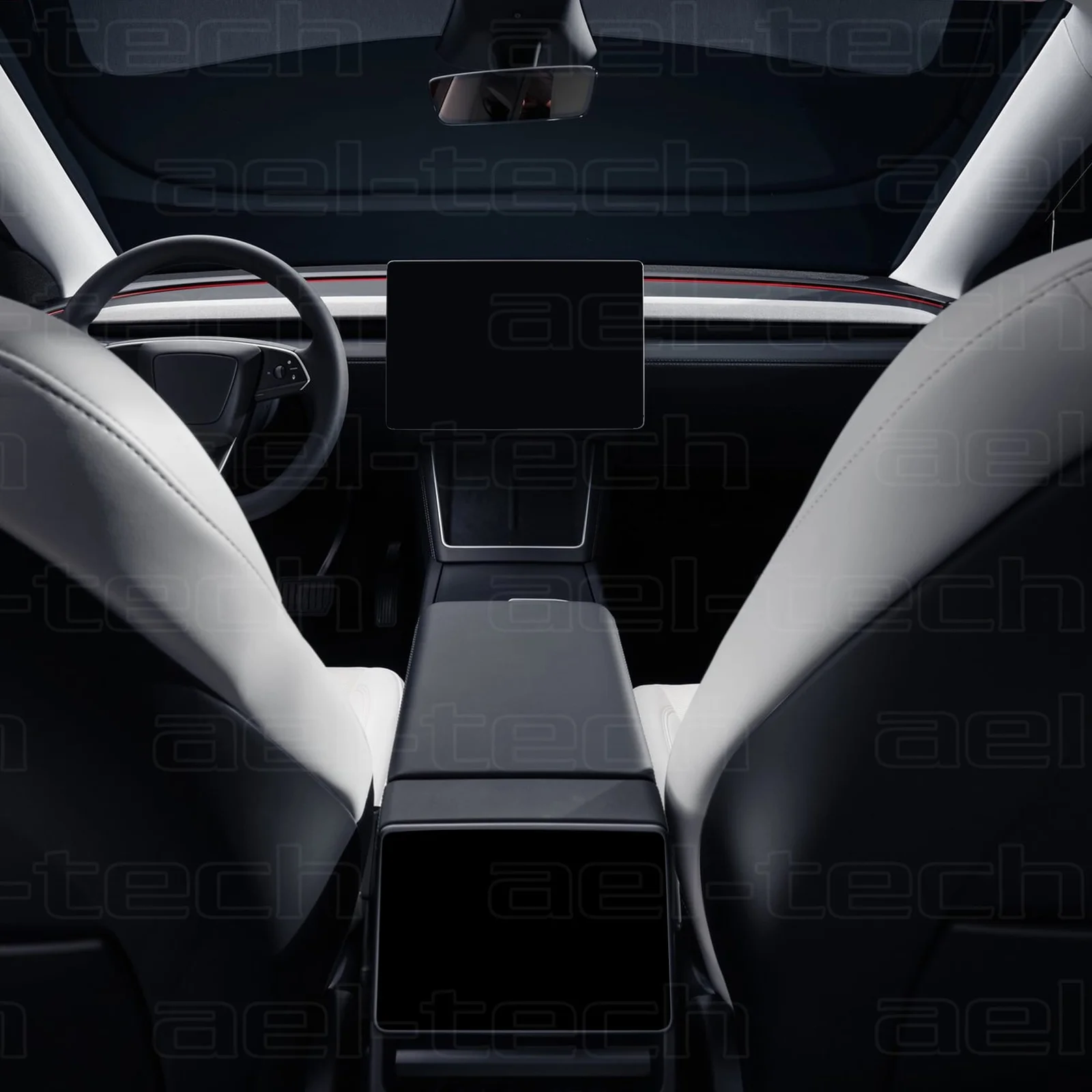 Tesla Model Y 2025 15,4 Uyumlu İnc Navigasyon Ve Arka Yolcu Ekran Uyumlu Nano Koruyucu 2li Set 9H Nano Ekran Koruyucu