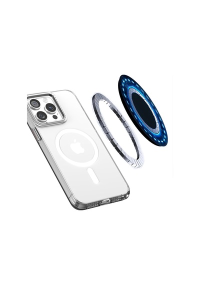 Bikapak Maglove Apple Uyumlu iPhone 16 Şeffaf Kapak