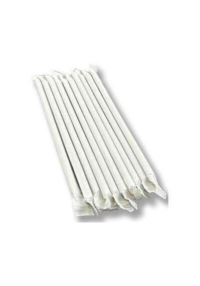 Kağıt Kaplı Kraft Kağıt Pipet 1000 Adet