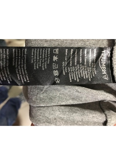 Triumph Tom Motor Resmi Baskılı Bisiklet Yaka Gri Tshirt