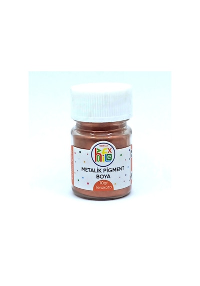EPOKSİ REÇİNE METALİK SEDEFLİ PİGMENT TOZ BOYA TERAKOTA 10 GR