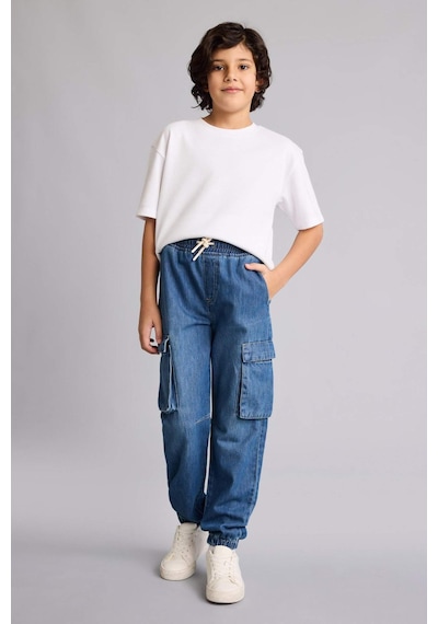 Defacto Jogger Fıt Jean Pantolon Erkek Çocuk F9711a826spnm28 Mavi-nm28