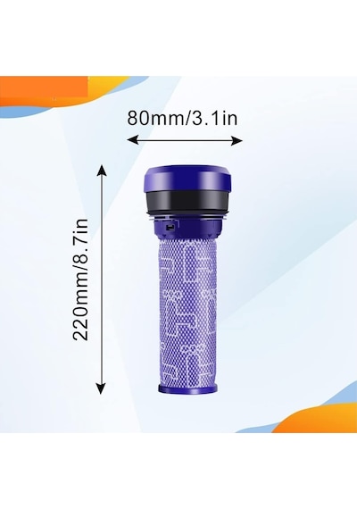 Dyson Dc 37 & Dc 39 Uyumlu Motor Filtresi 2 Adet