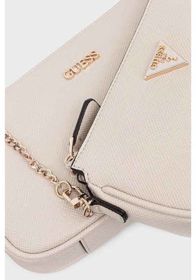 Guess Noelle Kadın Çapraz Askılı Çanta Hwzg9672710 Ekru