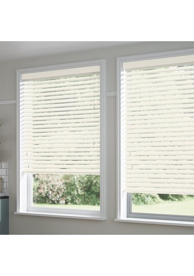 Ahşap Jaluzi Stor Perde Polywood 50 Mm Bej