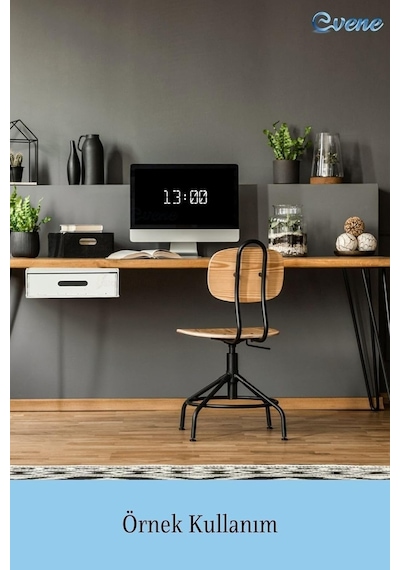 Evene Gizli Çekmece Organizer Masa Altı Saklama Kabı Beyaz Renk Model 1 Egizlicekmece1 Genel