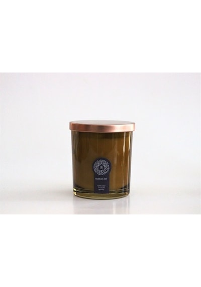 Kokulu Mum 300G Soya Home In Joy Kahve-Haki Renk 8,5X10Cm Cam