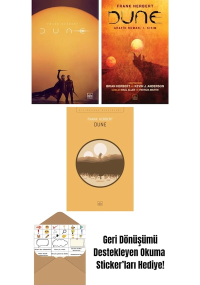 Dune Film Kapağı + Dune Grafik Roman 1. Kısım + Dune