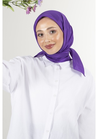 Latte Brisa Vual Eşarp /1196 - Mor