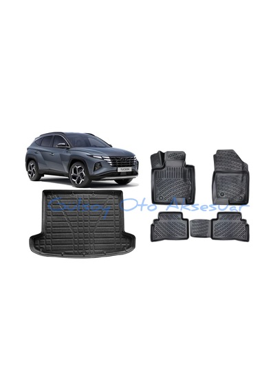 Hyundai Tucson 3D Havuzlu Paspas Ve Bagaj Havuzu 2021 Yeni Tucson