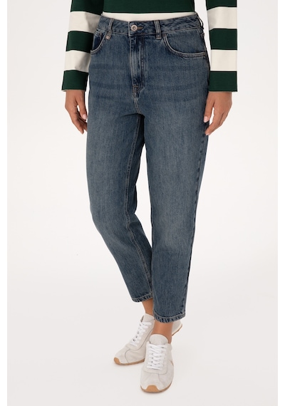 U.S. Polo Assn. Kadın Yeşil Mom High Waist Fit Jean Pantolon 50308815-DN0030