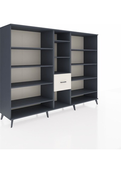 Hyperion Dolap 11 Raflı 3 Çekmeceli 220x44x163 Antrasit-antrasit Antrasit-antrasit/aytaşı Hyperion Dolap 11 Raflı 3 Çekmeceli 220x44x163 Antrasit-antrasit Antrasit-antrasit/aytaşı
