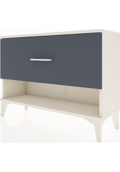 Arges Şifonyer Tek Çekmeceli 88x30x64 Aytaşı-antrasit Aytaşı