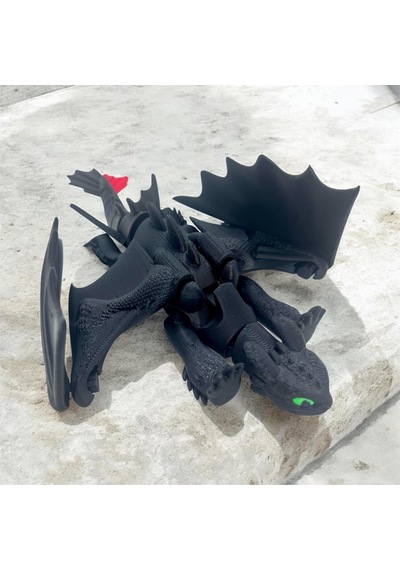 Eklemli Toothless 3d Figür
