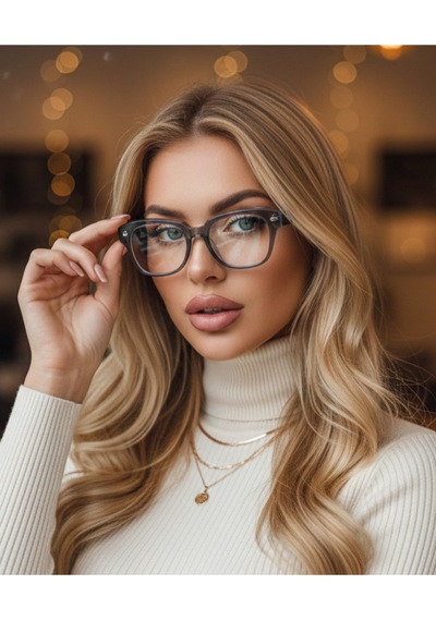 Rayv Klasik Model Zamansız Tasarımlı Mavi Işık Korumalı Pc Ekran Gözlüğü Camları Değişebilir Füme
