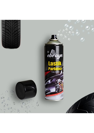 Ebrayn Lastik Parlatıcı Sprey 500 Ml - Kalıcı Parıltı Ve Koruma 500 Ml