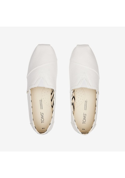 10017679 White Espadril Erkek 10017679 Toms Alpargata Beyaz