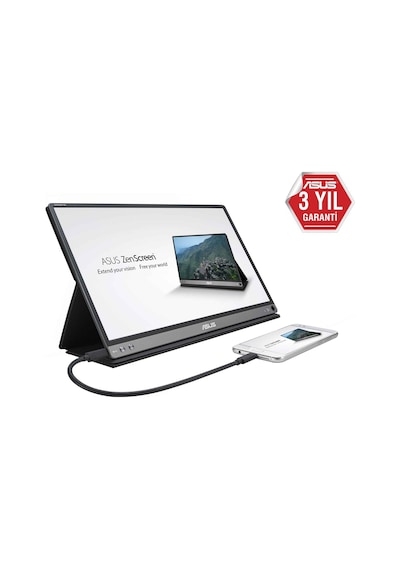 Outlet Asus Zenscreen 15.6" Mb16Amt 5Ms Dokunmatik Monitör