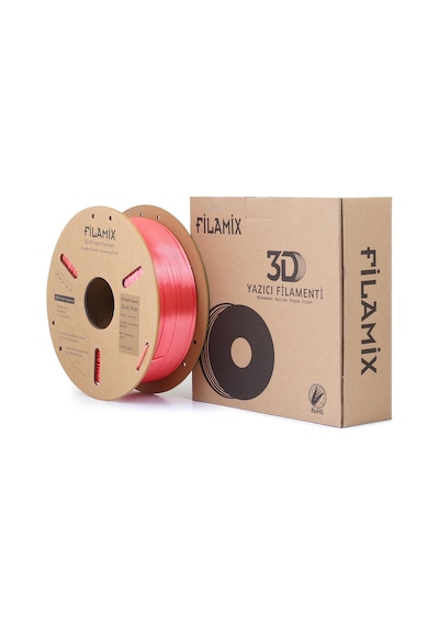 Filamix Pla Sılk Mercan Pembesi Filament 1,75mm 1kg - Bisiparisver