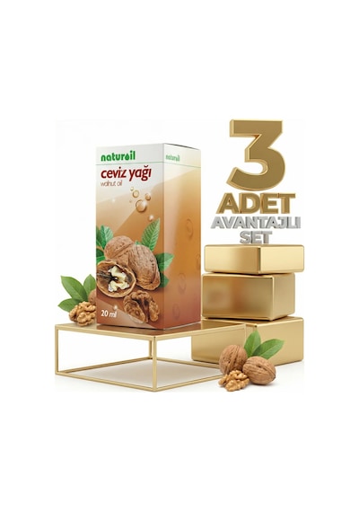 Naturoil Ceviz Yağı 3x20 Ml 20 Ml