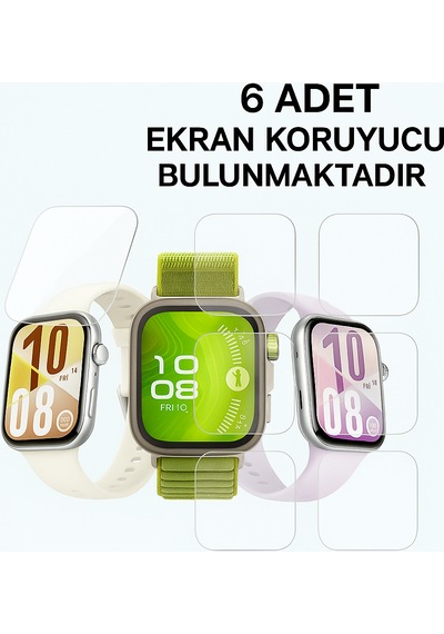 Huawei Fit 4 Pro Kırılmaz Cam 6 Adet Şeffaf Ekran Koruyucu Çizilmez, Ultra Ince
