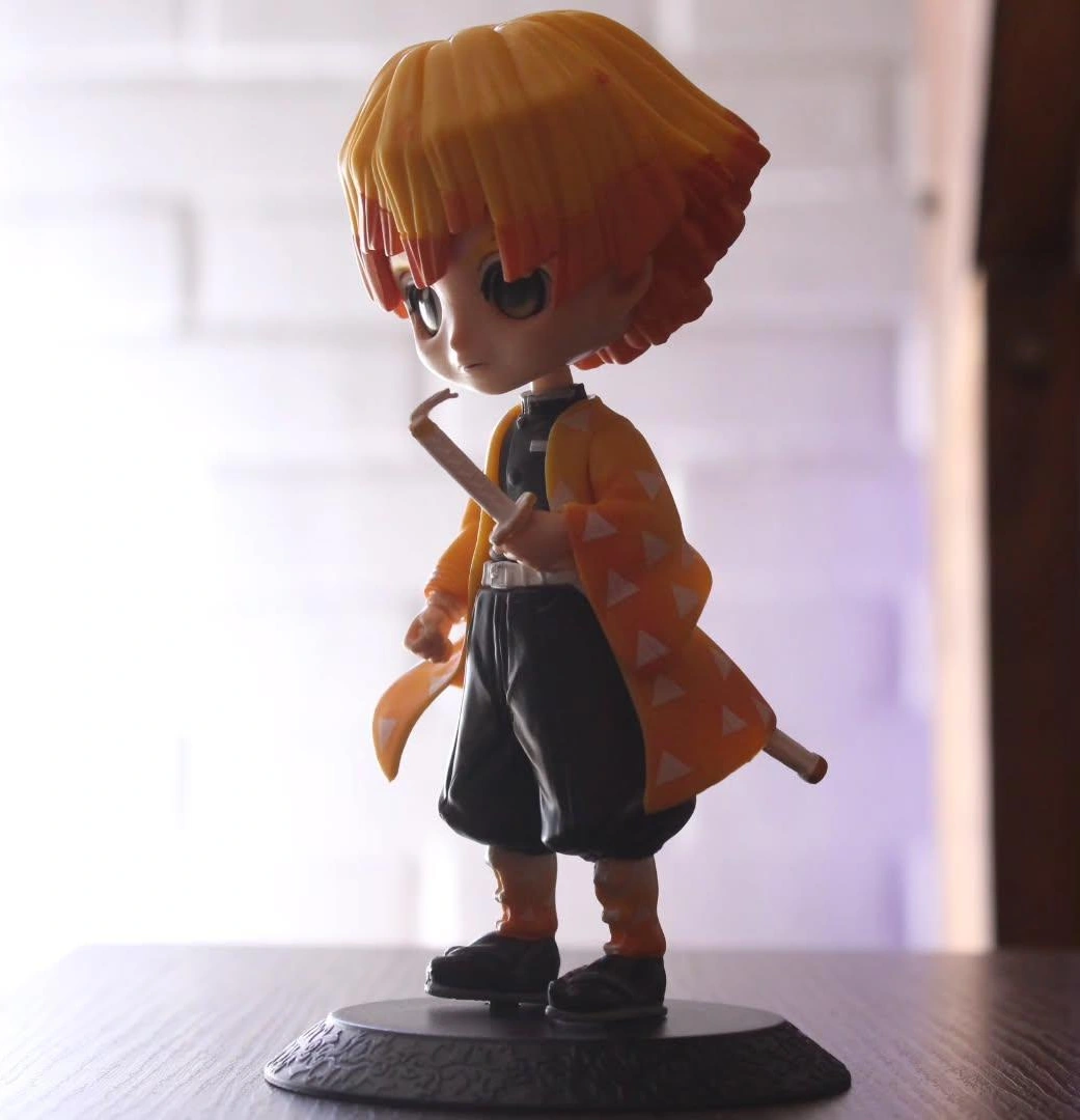 Demon Slayer Kimetsu No Yaiba Zenitsu Agatsuma Anime Karakter Figür Oyuncak Koleksiyonluk Biblo 15cm Demon Slayer