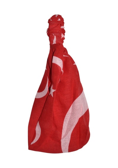 Lastikli Paraşüt Bandana Türk Bayrağı 29 Ekim 23 Nisan 19 Mayıs Kırmızı