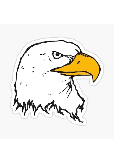 Araba Için Kartal Sticker Yapıştırması Etiket Oto 17Cm Z2