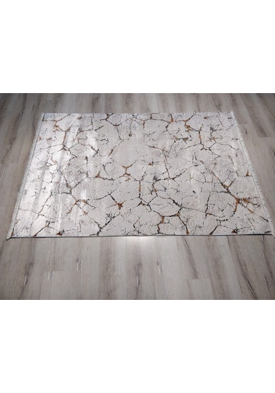 Yamalıhome Bambu Halı 1025Hardal Krem 80X140 Cm Pratik Halı