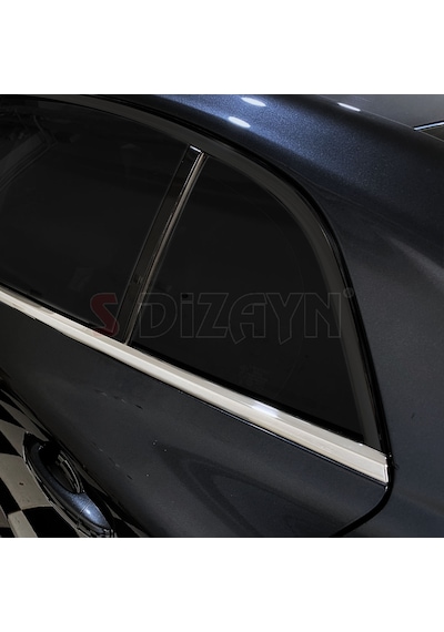S-Dizayn  Renault Megane 4 Sd Krom Cam Çıtası 6 Prç. 2016 Üzeri