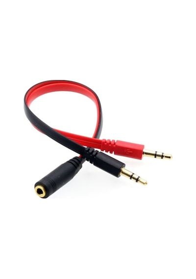 Tek Girişli Kulaklığı Mikrofon Ses Çeviren Kablo Rxy-4611