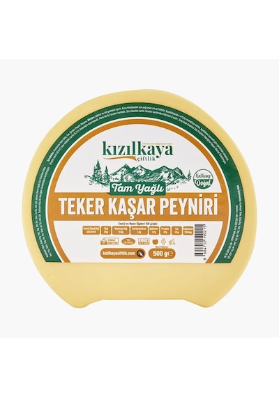 Kızılkaya Çiftlik Teker Kaşar Peyniri 500 G