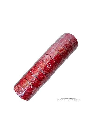 Sgs Elektrik İzolasyon Bandı - Kırmızı - 19 Mm X 9 Mt. - 3 Adet