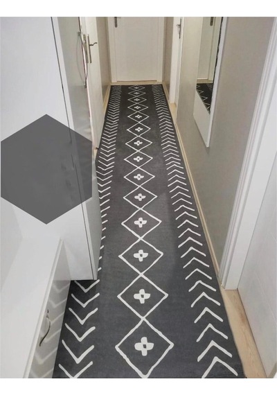 STY Home Hit Hit 2 Kaymaz Tabanlı Makinede Yıkanabilir Halı Kilim Yolluk G