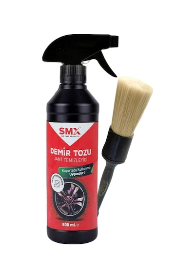 Demir Tozu & Jant Temizleyici 500 Ml. Detay Temizlik Fırçası 23 Cm