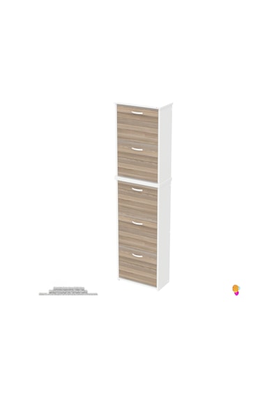 Modilayn Verve Asma Kapı Önü 52x194x26 Cm Lik 3 Düşer Kapak 10 Göz Bölmeli Ayakkabılık Meşe - Beyaz Modilayn Verve Asma Kapı Önü 52x194x26 Cm Lik 3 Düşer Kapak 10 Göz Bölmeli Ayakkabılık Meşe - Beyaz