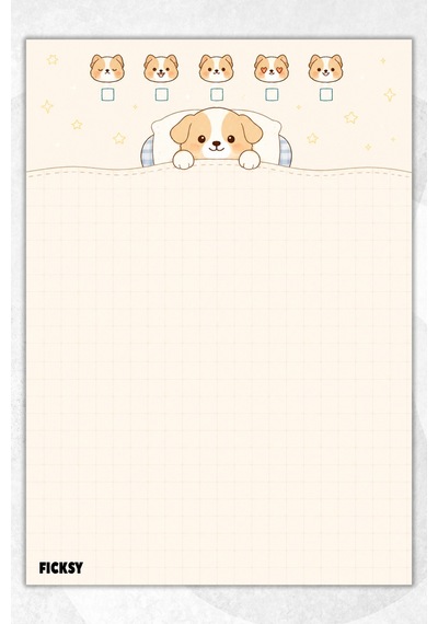 A5 Bloknot Kareli Defter - 50 Yaprak - Memopad - Notepad - Not Defteri - Not Kağıdı - 3694 Çok Renkli