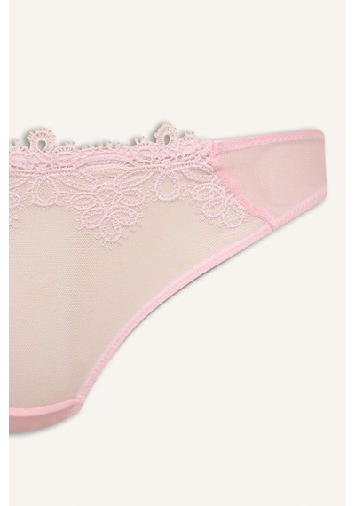 Defacto Dantel Detaylı Tül Brief Külot F7961ax26sppn648 Pembe-pn648