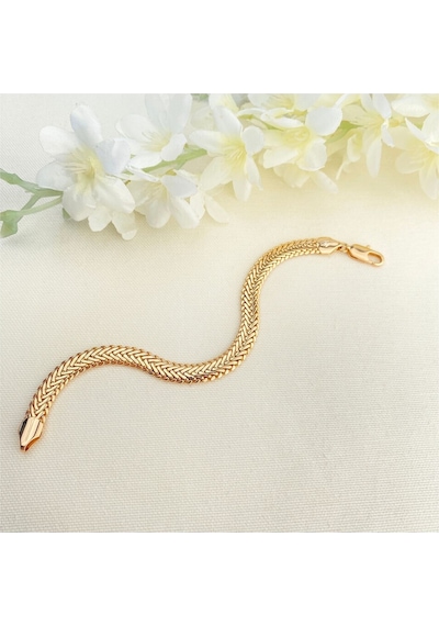 Kyver Kadın Bileklik Yassı Balıksırtı Model Kararmaz Xuping Vip Seri Ürün Rose 19 Cm Rose Gold Kyver Kadın Bileklik Yassı Balıksırtı Model Kararmaz Xuping Vip Seri Ürün Rose 19 Cm Rose Gold
