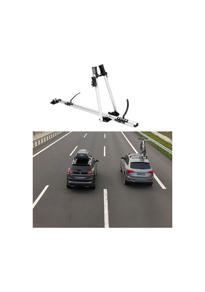 Nıssan Prımera W12 2002-2007 Trx1 Tavan Barı & Bisiklet Taşıma Paketi Gri