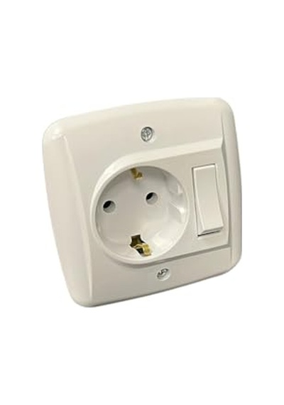 De-pa Banyo Dolabı Mobilya Anahtarlı Topraklı Prizi 81301 Diğer