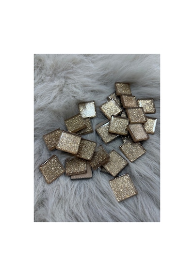 Sanatsal Kristal Mozaik Ks-49 23x23mm Simli Gold 250gr