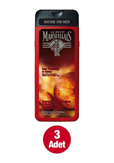 Le Petit Marseillais Duş Jeli Kan Portakalı Ve Safran 400 ML x3