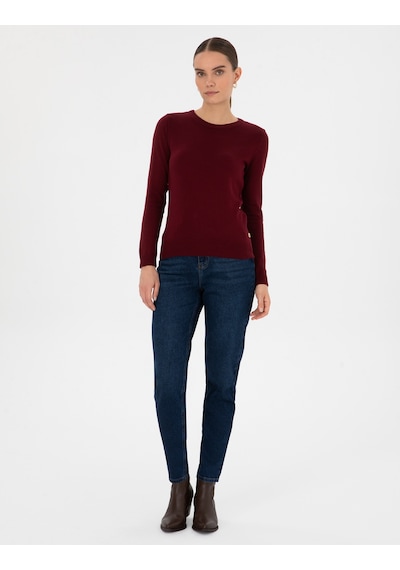 Pierre Cardin Kadın Koyu Mavi Pantolon Jean 50318031-vr032 Koyu Mavi