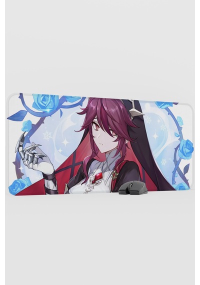 Rosaria Genshin Impact Anime Oyuncu V4 - 90x40 Xxl Gaming Mouse Pad Fare Altlığı