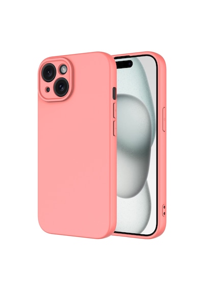 Apple Uyumlu iPhone 15 Kılıf Zore Mara Lansman Kapak Pembe