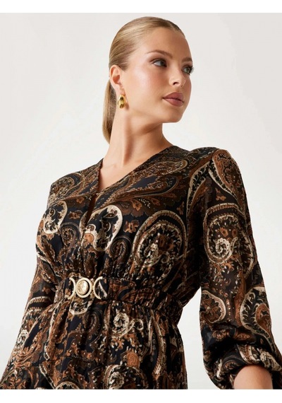 Guess Clarisse Kadın Çok Renkli Elbise W5bk53w2770-p1wt Çok Renkli